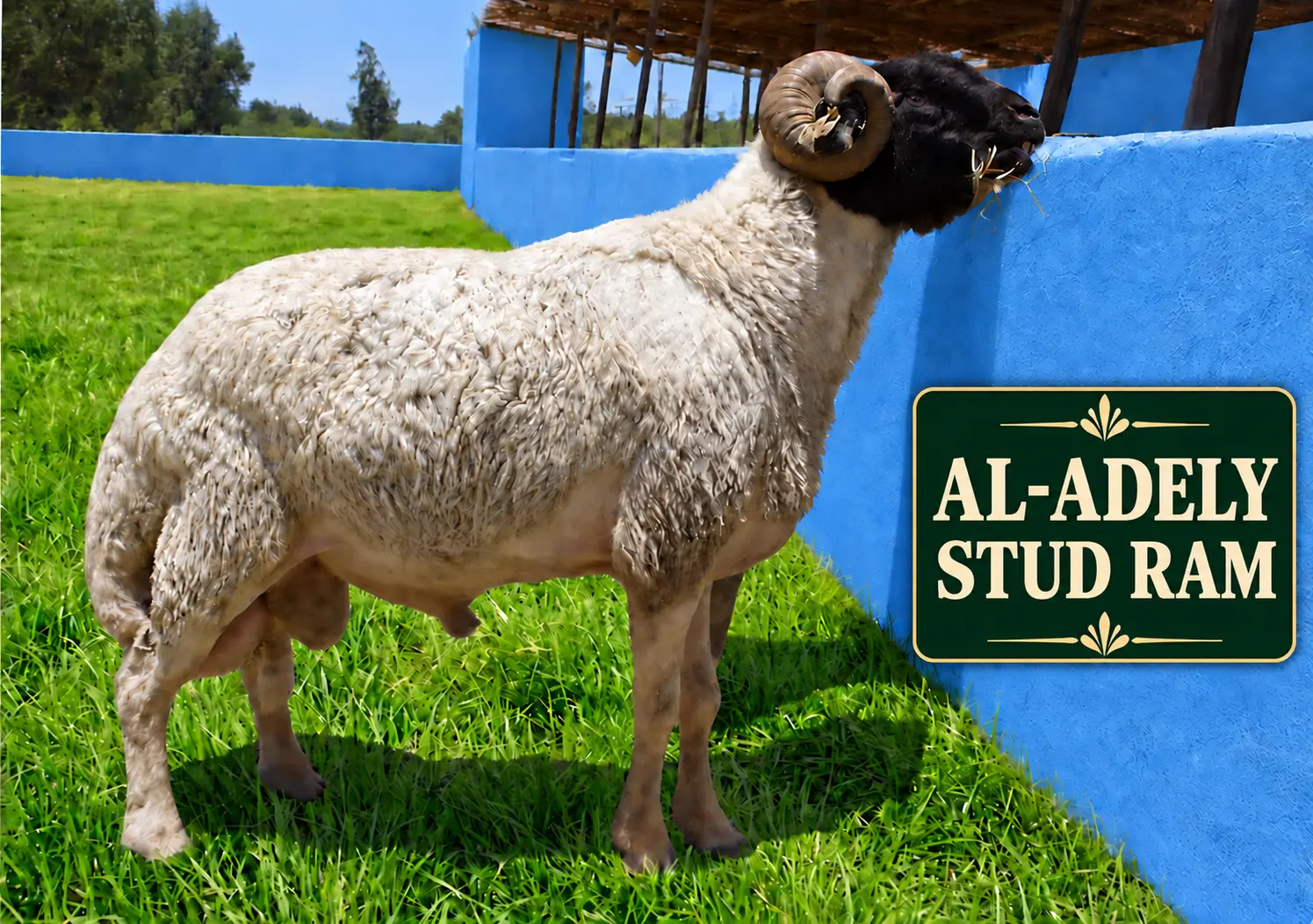 Al-Adely sheep breed at Al-Ahlam farm